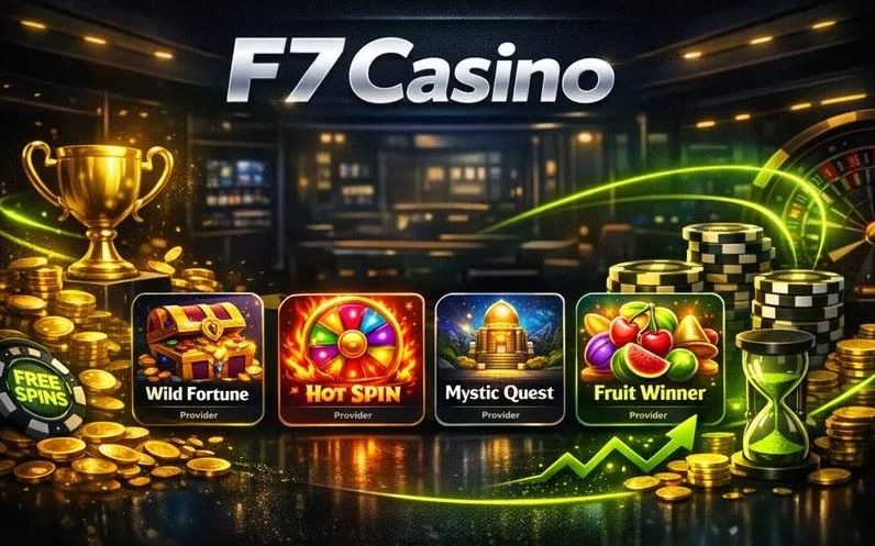 F7 Casino login page banner