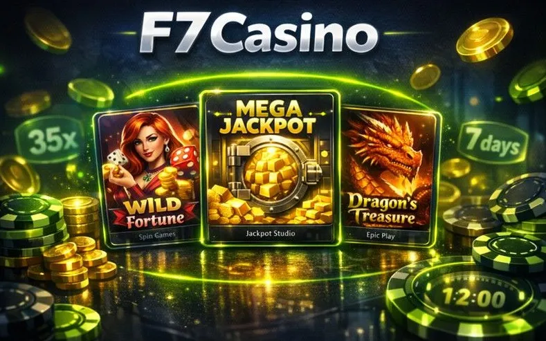 F7 Casino registration page
